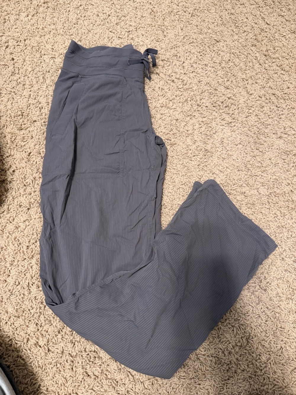 lululemon athletica Women's Gray Ribbed Leggings